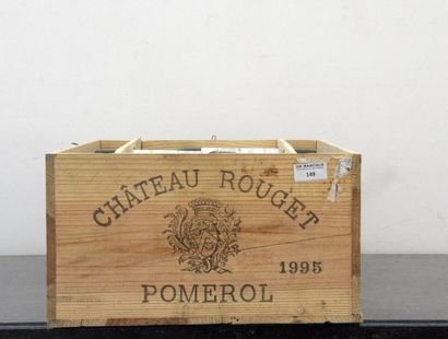 null 11 B CHÂTEAU ROUGET (Caisse Bois) 2 e.l.a. Pomerol 1995