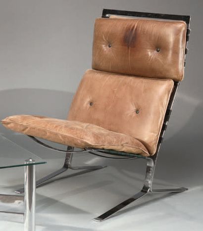 Olivier MOURGUE (né en 1939) - Édition AIRBORNE Fauteuil modèle Joker, à structure...