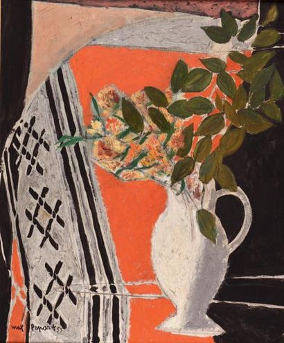 Max PAPART (1911-1994) Le bouquet
Huile sur toile, signée en bas à gauche, contresignée...