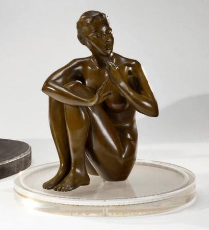 Marie-Paule DEVILLE-CHABROLLE (Née en 1952) La Fabuliste, 2001
Épreuve en bronze...