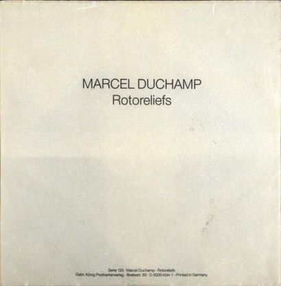 D'après Marcel DUCHAMP (1887-1968) Rotoreliefs
Suite de six cartons imprimés recto-verso...