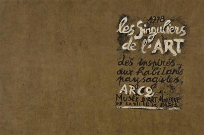Alain de la BOURDONNAYE (1930-2016) Les Singuliers de l'Art
Encre et gouache sur...