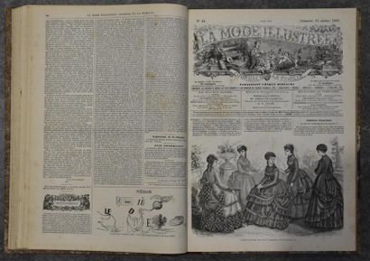 null La Mode Illustrée, Journal de la famille, 1869-1870, 1872, 1873, à la Librairie...