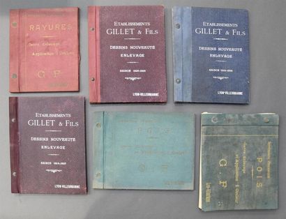 null Ensemble de six albums omnibus, Gillet & Fils, 1925-1935 environ
Rayures et...