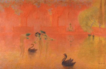 Lucien Levy-Dhurmer (1865-1953) * Fantasmagorie
Huile sur toile, signée en bas à...