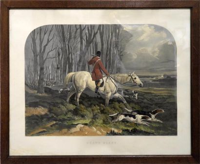 ESTAMPES D'après Harry HALL (1814-1882) Drawn blank Estampe en couleur, gravée par...