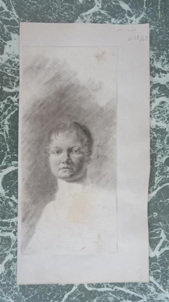 Dessins - Oeuvres sur papier Ecole FRANCAISE du début du XIXe siècle Portrait de...