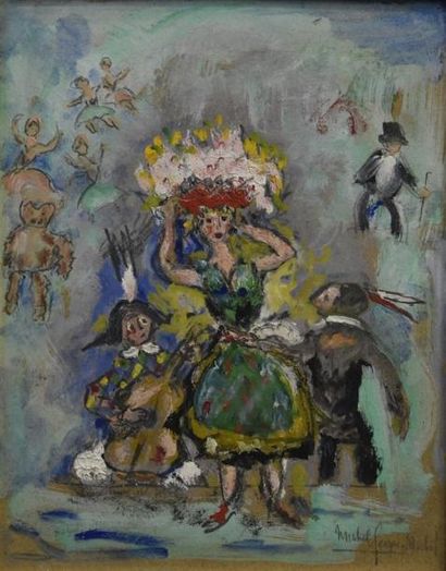 Art moderne et contemporain Michel GEORGES-MICHEL (1883-1985) La marchande de fleurs...