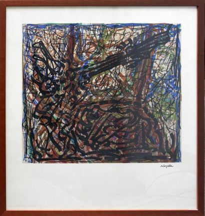 Art moderne et contemporain Jean-Paul RIOPELLE (1923-2002) Composition abstraite...