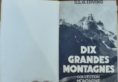 Livres anciens et modernes Lot de 46 livres et romans sur la montagne en langue française....