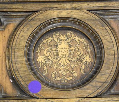 null Coffret à bijoux en bois de placage marqueté à décor de style Renaissance Italie,...