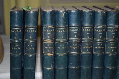 HONORÉ DE BALZAC Oeuvres complètes
Vingt volumes, Honissiaux éditeur, 1855  Gazette Drouot