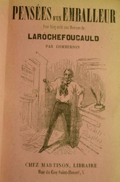 null COMMERSON (Jean Louis Auguste). Pensées d’un emballeur pour faire suite aux...