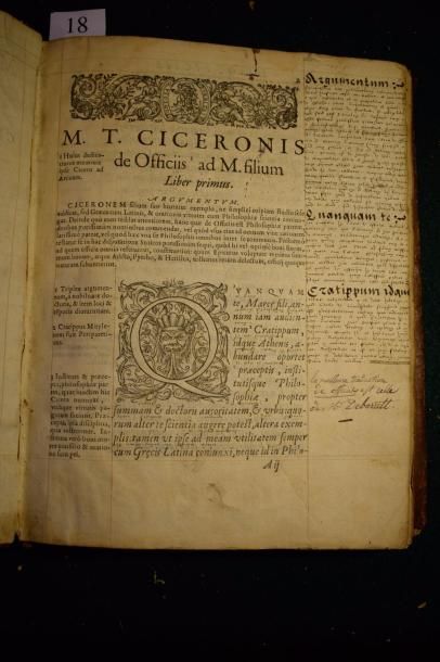 null [CICÉRON & alii]. .?[CICÉRON]. M.?T. Ciceronis ad M. Filium de Officiis libri...