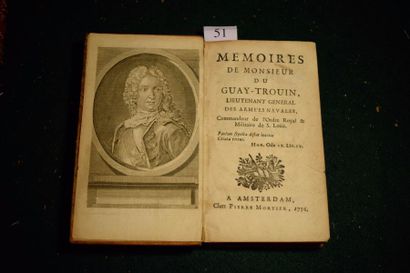 null [MARINE]. DU GUAY-TROUIN (René). Mémoires?[…]. À Amsterdam, Chez Pierre Mortier,...