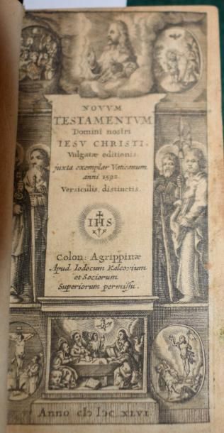 null [NOUVEAU TESTAMENT]. Novum Testamentum […]. Colon : Agrippinæ [Cologne], Apud...