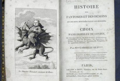[COLLIN DE PLANCY (Jacques-Albin-Simon)] HISTOIRE DES FANTÔMES ET DES DÉMONS QUI...