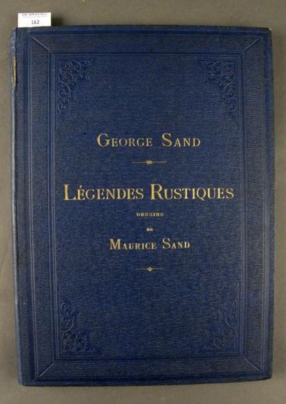 George SAND LÉGENDES RUSTIQUES. PARIS, MOREL, 1858. Un volume, in-folio, cartonnage...
