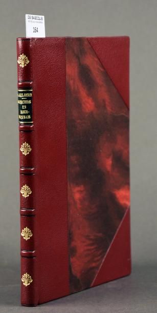 GILBERT (E.) LES SORCIERS EN BOURBONNAIS. MOULINS, CRÉPIN - LEBLOND, 1877. Un volume,...