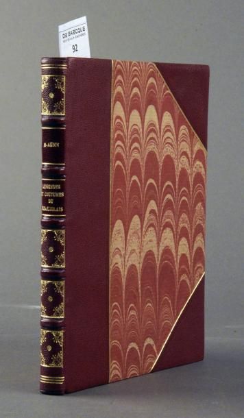 AUDIN LÉGENDES ET COUTUMES DU BEAUJOLAIS. LYON, CUMIN & MASSON, 1918. Un volume,...