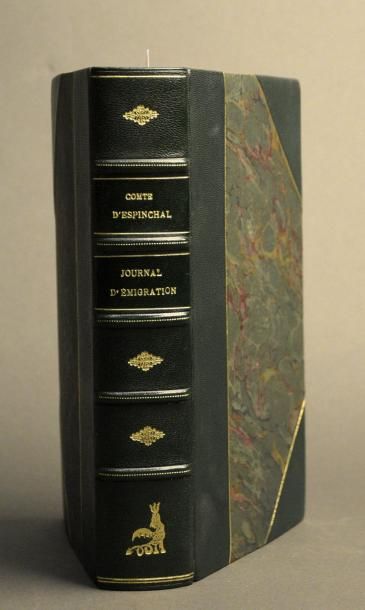 ESPINCHAL (Comte d') JOURNAL D'ÉMIGRATION.
Publié d'après les manuscrits originaux...