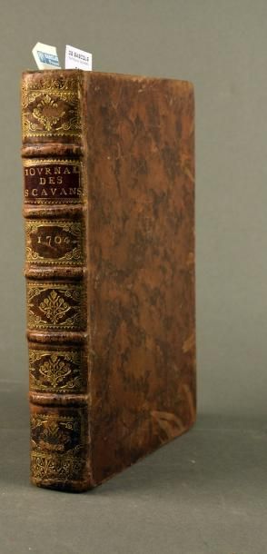 JOURNAL DES SAVANTS (LE) POUR L'ANNÉE MDCCIV. PARIS, CUSSON, 1704. Un volume, in-4,...