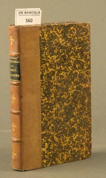 FOUDRAS (Le Marquis de) LES DEUX COURONNES.
PARIS, DEGORCE-CADOT, s. d. (1859). Un...