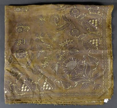 Archives textiles - Etoffes - Papiers peints Châle, Russie, début du XIXe siècle,...