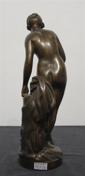Sculptures des XIXe et XXe siècles D'après Etienne-Maurice FALCONET (1716-1791) 
Baigneuse
Epreuve...