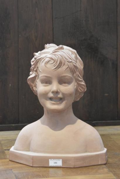 Sculptures des XIXe et XXe siècles Demeter H. Chiparus (1886-1947) Buste de jeune...