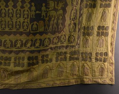 Archives textiles - Etoffes - Papiers peints Tenture brodée, probablement Egypte...