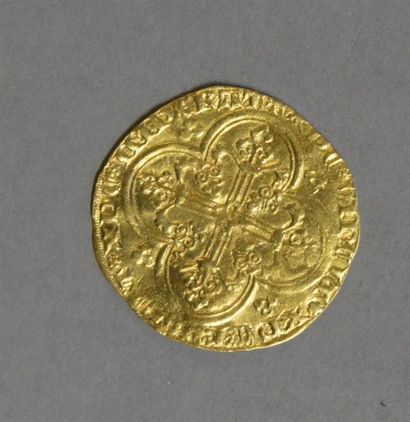 Monnaies - Médailles - Sceaux Jean le bon : franc à cheval, 1360, Dy 294, 3,8 g,...