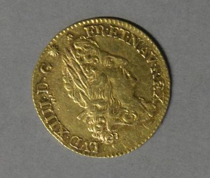 Monnaies - Médailles - Sceaux Louis XIV : louis d'or à l'écu, 1692 X, réformation,...