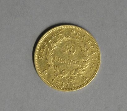 Monnaies - Médailles - Sceaux Napoléon 1er : 40 francs 1811 A, TB à TTB