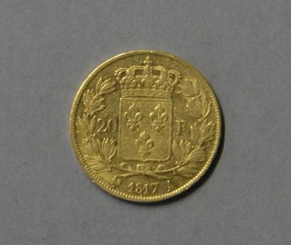 Monnaies - Médailles - Sceaux Louis XVIII : 20 F 1814 A, TB +