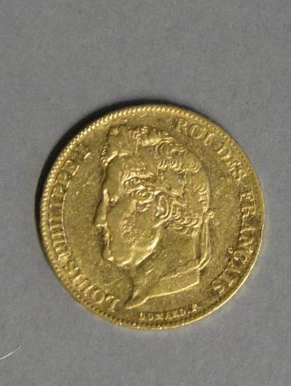 Monnaies - Médailles - Sceaux Louis Philippe : 20 francs 1840 A, TB