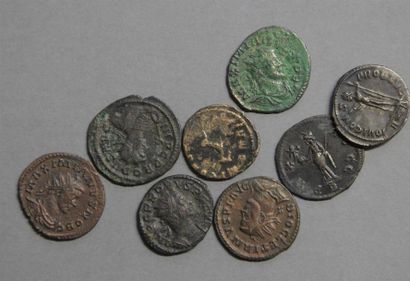 Monnaies - Médailles - Sceaux Lot de 8 antoniniens : Probus, Maximien, Dioclétien,...