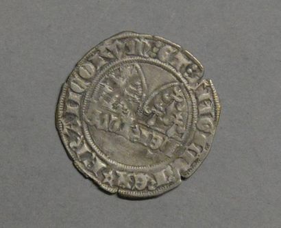 Monnaies - Médailles - Sceaux Henri VI : blance aux écus, Dy 445, 3,1 g TTB