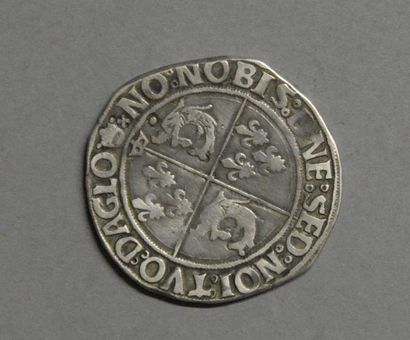 Monnaies - Médailles - Sceaux François 1er : teston du Dauphiné, Crémieu TB