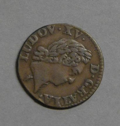 Monnaies - Médailles - Sceaux Louis XV : liard à la vieille tête 1769 A, TTB