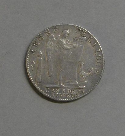 Monnaies - Médailles - Sceaux Louis XVI : écu de 6 livres 1793 K TTB, a été nett...