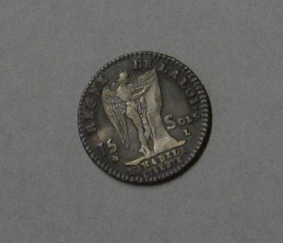Monnaies - Médailles - Sceaux Louis XVI : 15 sols françois , 1792 L TTB