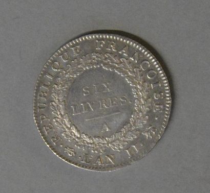 Monnaies - Médailles - Sceaux Convention : écu de 6 livres 1793 A SUP a été nett...