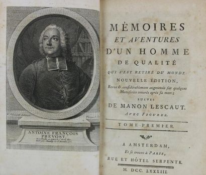 PREVOST (Abbé) OEUVRES CHOISIES. Amsterdam, Paris, sans nom, 1783-85.
39 volumes...