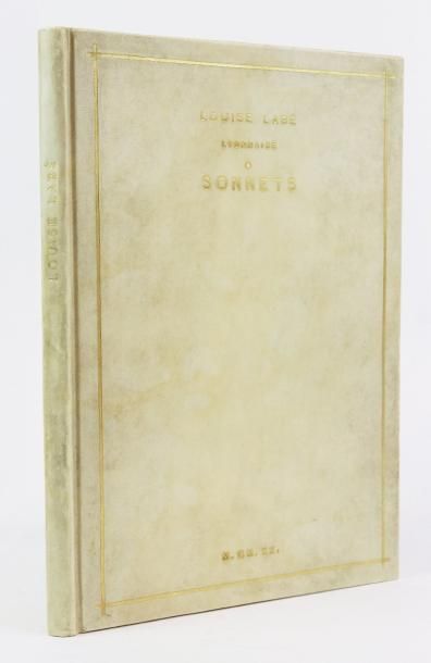 LABE (L) SONNETS. Paris, L. Pichon, 1920.
In-8, bradel vélin ivoire rigide, filet...