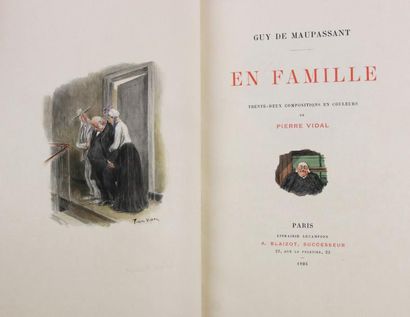 MAUPASSANT (G. de) EN FAMILLE. Paris,
Librairie Lecampion, A. Blaizot, Successeur,...