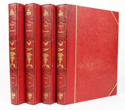 CASSIEN (V) - DEBELLE ALBUM DU DAUPHINE. Grenoble, Prudhomme, 1835.
4 volumes in-8,...