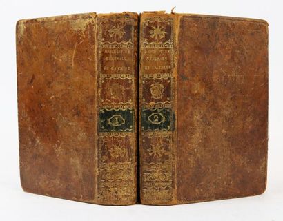GROSIER (Abbé) DESCRIPTION GÉNÉRALE DE LA CHINE. Paris, Moutard, 1787.
2 volumes...