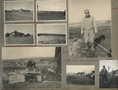 1951 - EXPÉDITION SCIENTIFIQUE Pierre SICAUD dans l'archipel des Kerguelen pour la...