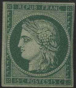 France Importante collection de timbres classiques de France de 1849 à 1900, dont...